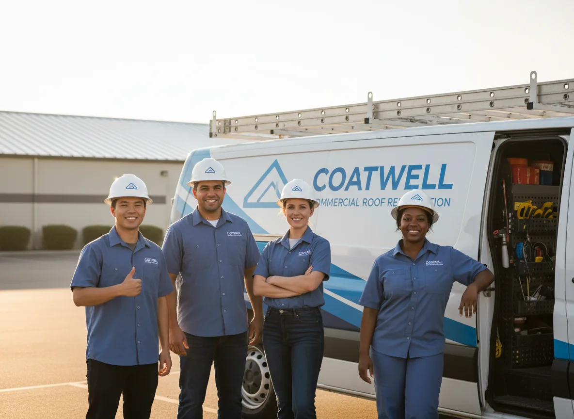Commercial roof coating company in Saint Hilaire, MN